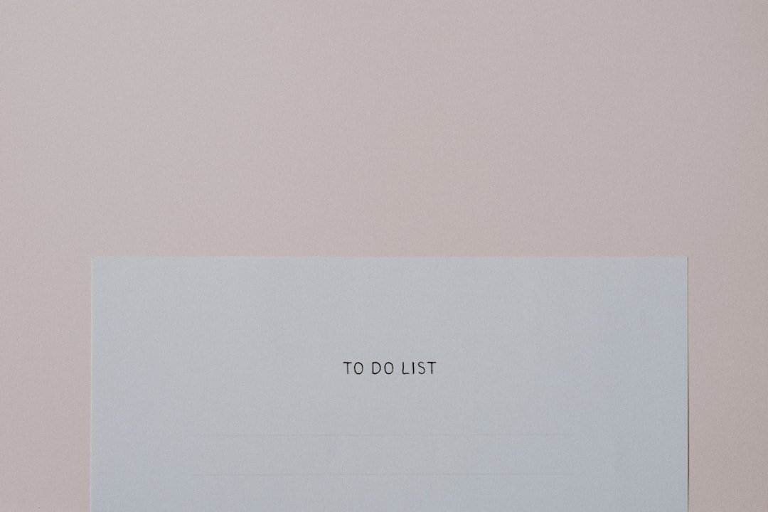 Checklist