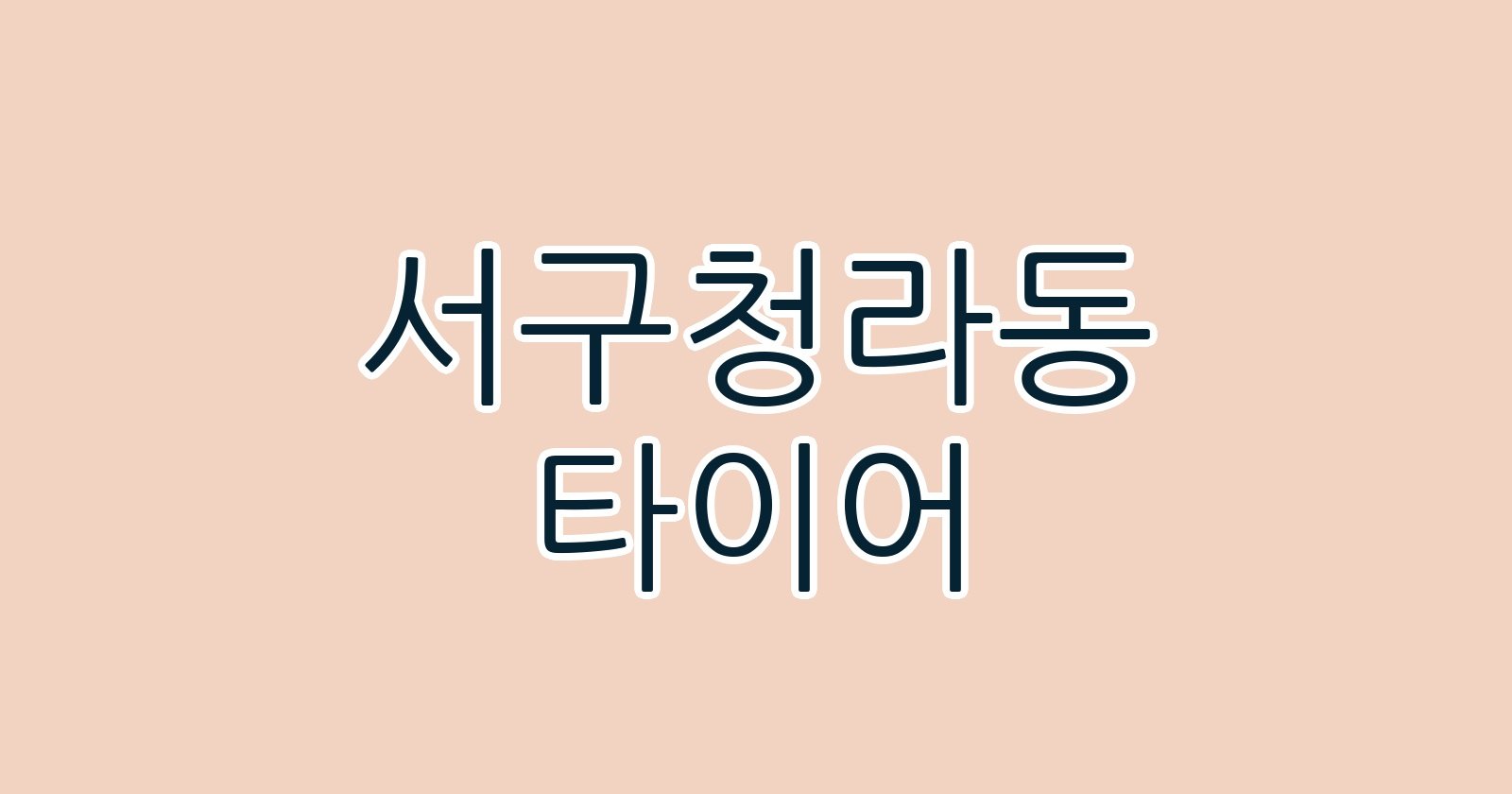 서구청라동 타이어