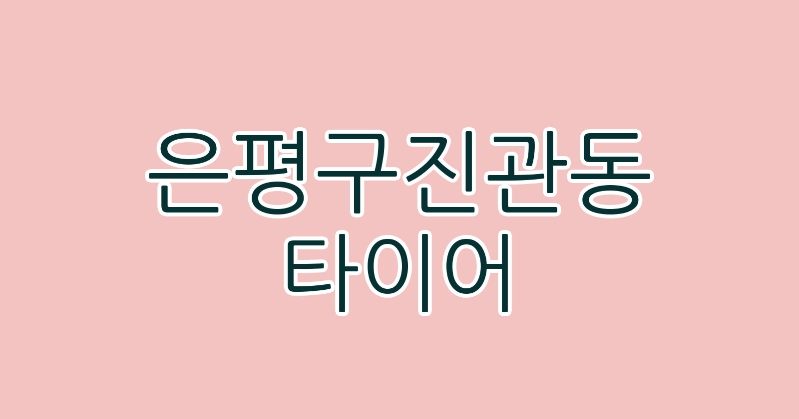 은평구진관동 타이어