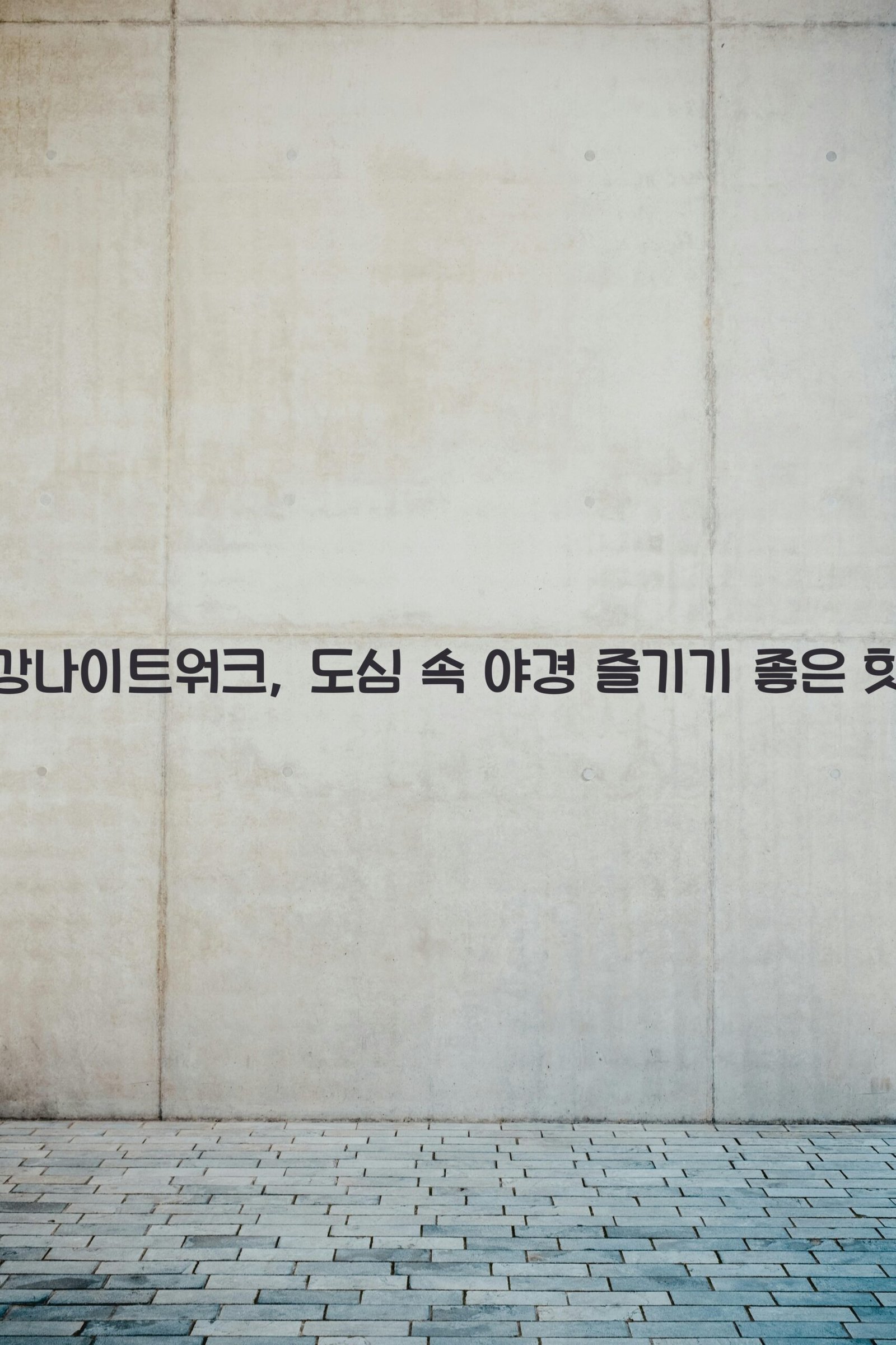 한강나이트워크, 도심 속 야경 즐기기 좋은 핫플 1 한강나이트워크 scaled